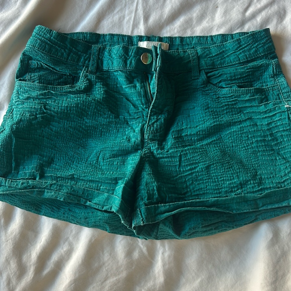 Teal H&M shorts size 6